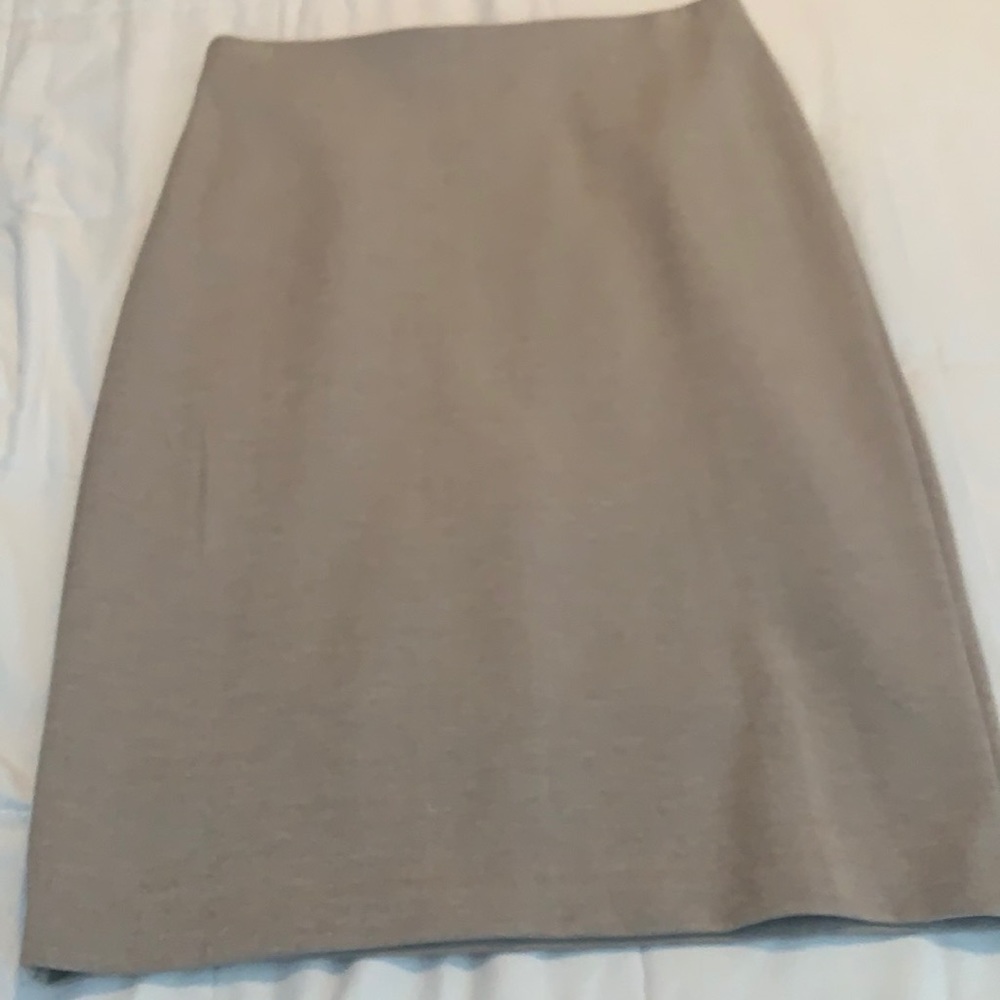 Tan Pencil Skirt